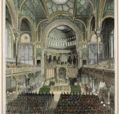 Einweihung der Neuen Synagoge Berlin im Jahr 1866